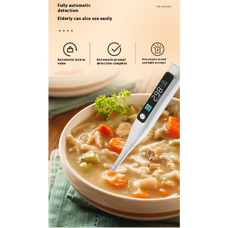 Medidor de salinidad doméstico YHT05/10F/26 instrumento de prueba de salinidad de salsa de sopa de alimentos de cocina