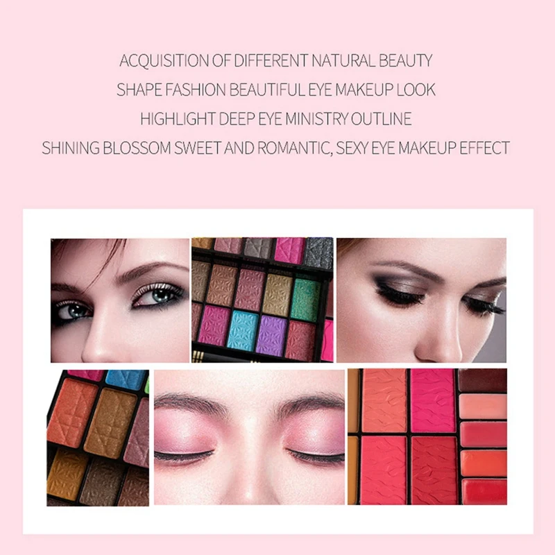 COLOR HARMONY TAILOR-MADE PALETTE 24 Colors Eyeshadow 4Colors Lipgloss 2 Colors Powder