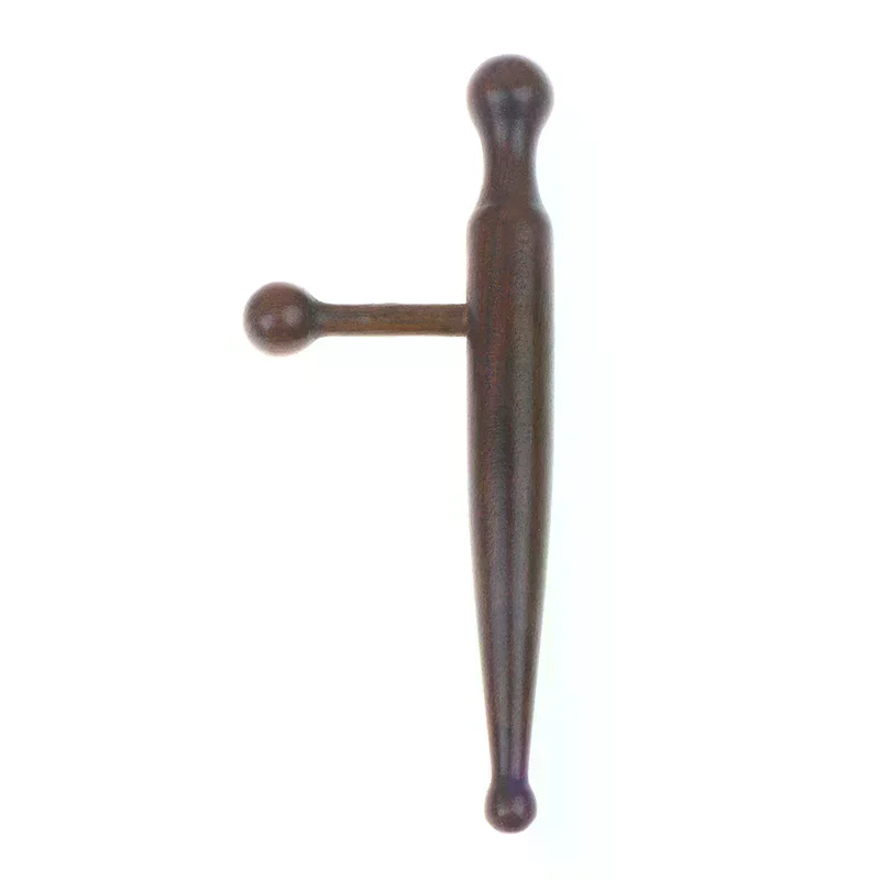 Ergonomic Acupuncture Stick Durable Portable Sandalwood Massage Stick Handheld Design Foot Massage Stick Meridian Therapy