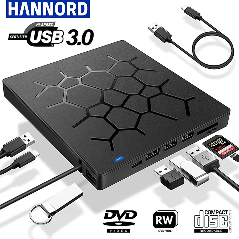 

Компьютерные портативные всплывающие мобильные внешние Горелки USB 3,0 DVD RW CD