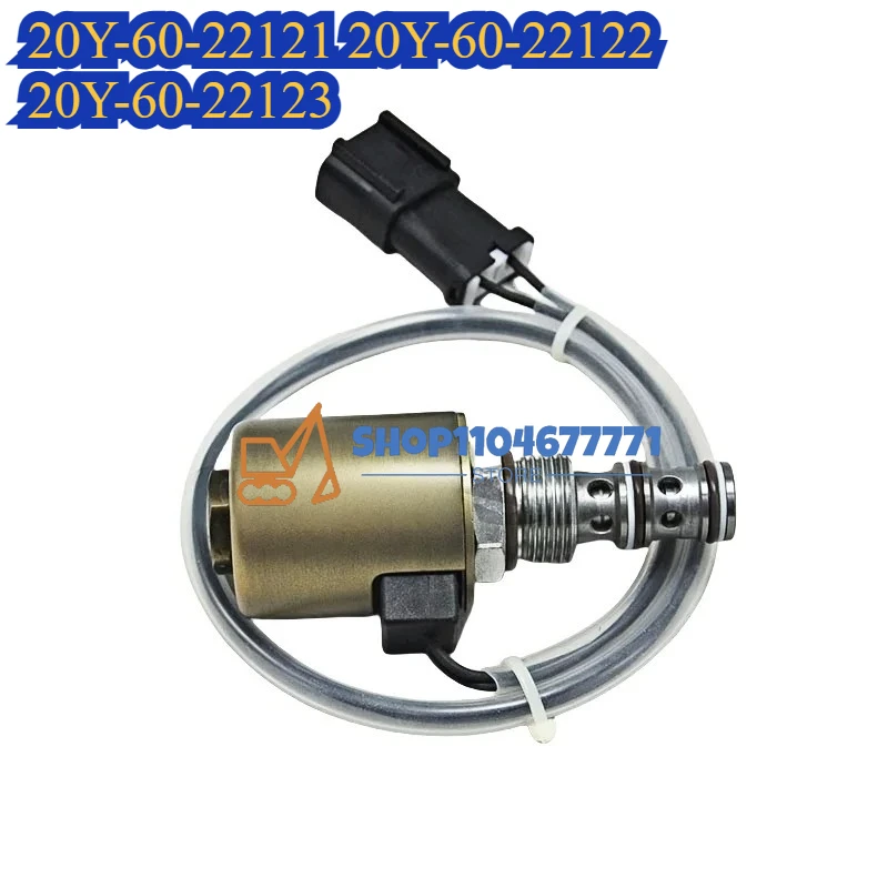 

PC200-6 PC220-6 6D95 New Solenoid Valve for Komatsu 20Y-60-22121 20Y-60-22122 20Y-60-22123 20Y6022121 20Y6022122 20Y6022123