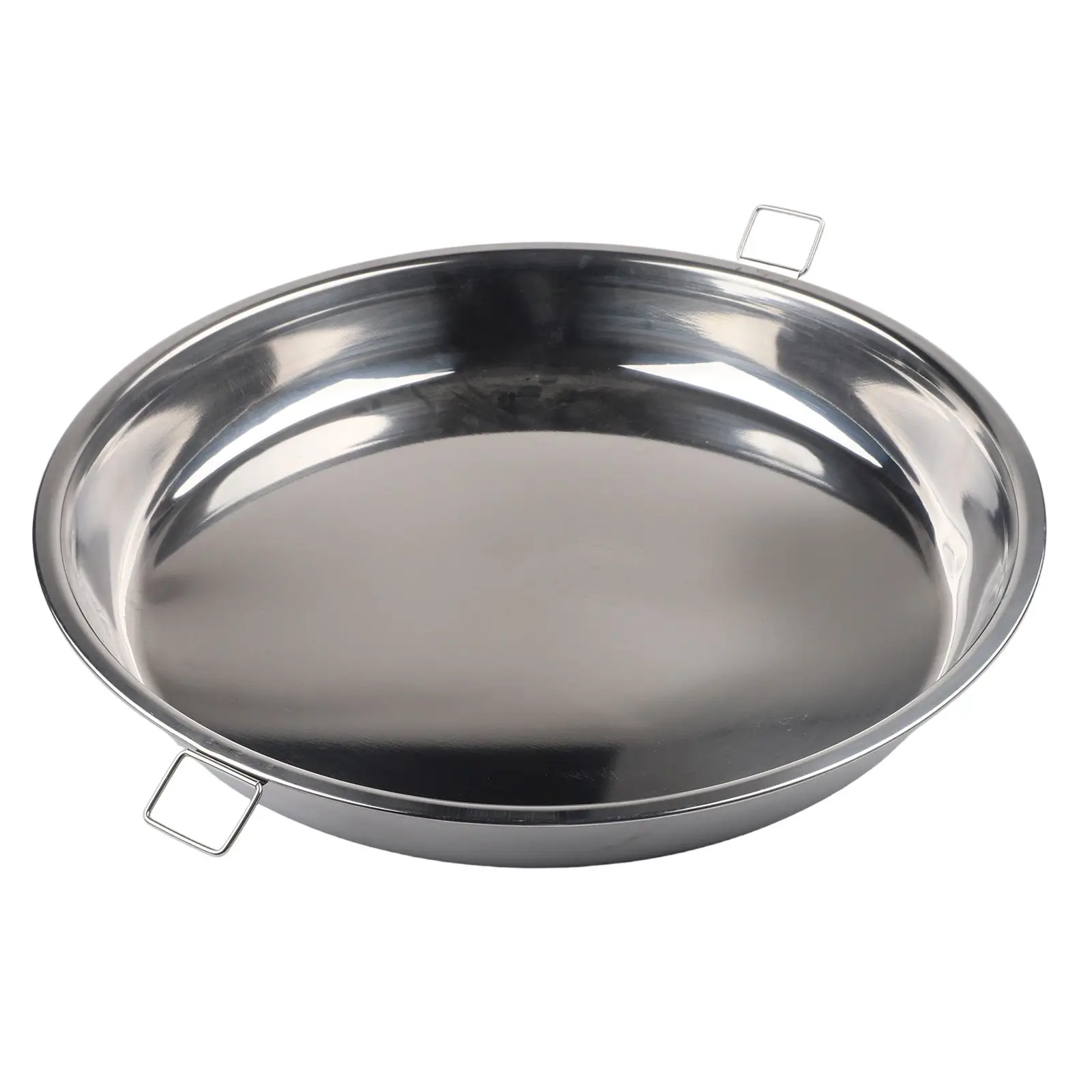 Stainless Steel Tray for Pizza and Grill with Handle Supports Even Heat Distribution Suitable for Cooking Baking and Serving