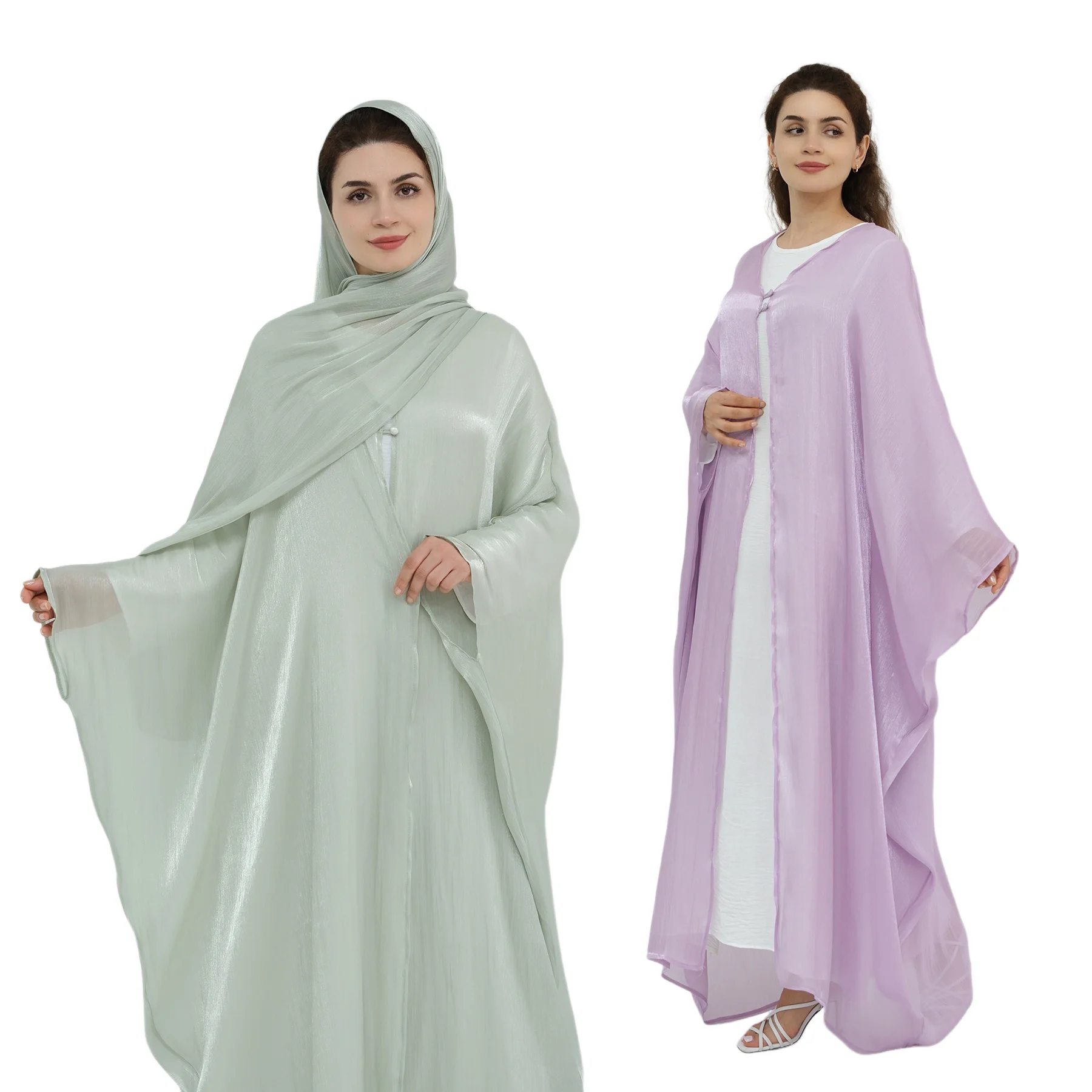 

Элегантная открытая абайя, дубайский кафтан, женское мусульманское платье, скромный длинный халат, кимоно-кардиган, исламская джалабия, кебая для Рамадана и Ид, вестидос