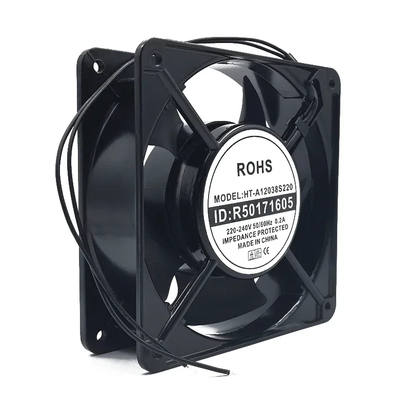 

P 120*120*38MM ROHS HA-A12038S220 220-240V 0.2A Welding Machine Cabinet 12CM Cooling Fan