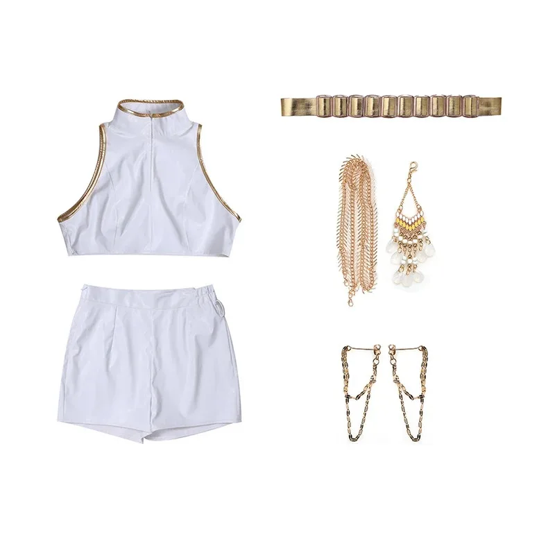 2025 cartoon demone cacciatore KPop Rumi gioco di ruolo Fantasia costume parrucca set di Halloween Set di abiti da esposizione anime k;k58