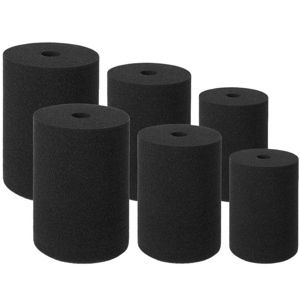 

6 Pcs Cylindrical Sponge Sponges Tumblers Craft Accessories Rotary Inserts for Cup Turner Tool Parts Replacements