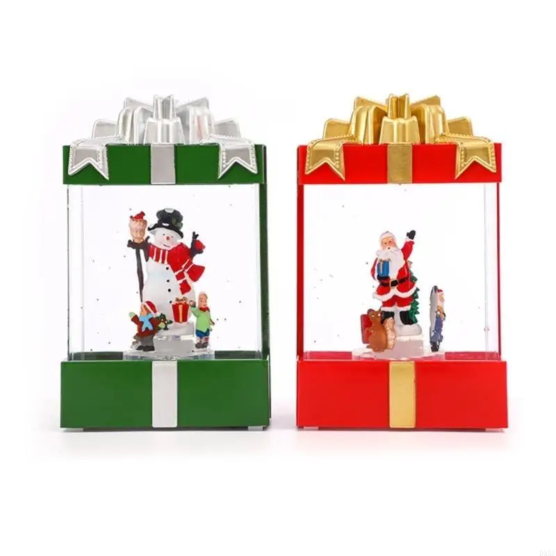 

Dxaf Christmas Snow Light Santa Hearder Decoration