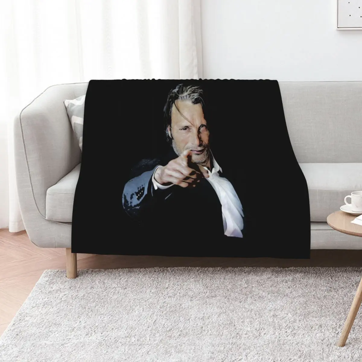 

Men Women Hannigram Mads Mikkelsen HANNIBAL Gifts For Music Fans Throw Blanket Decorative Beds Luxury Thicken Kid'S Blankets
