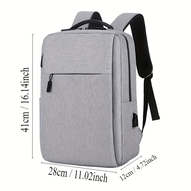 Deep Storage Laptop Backpack [Water Resistant] Travel Laptop Backpack College School Computer Bookbag Fits 16 Inch Laptop