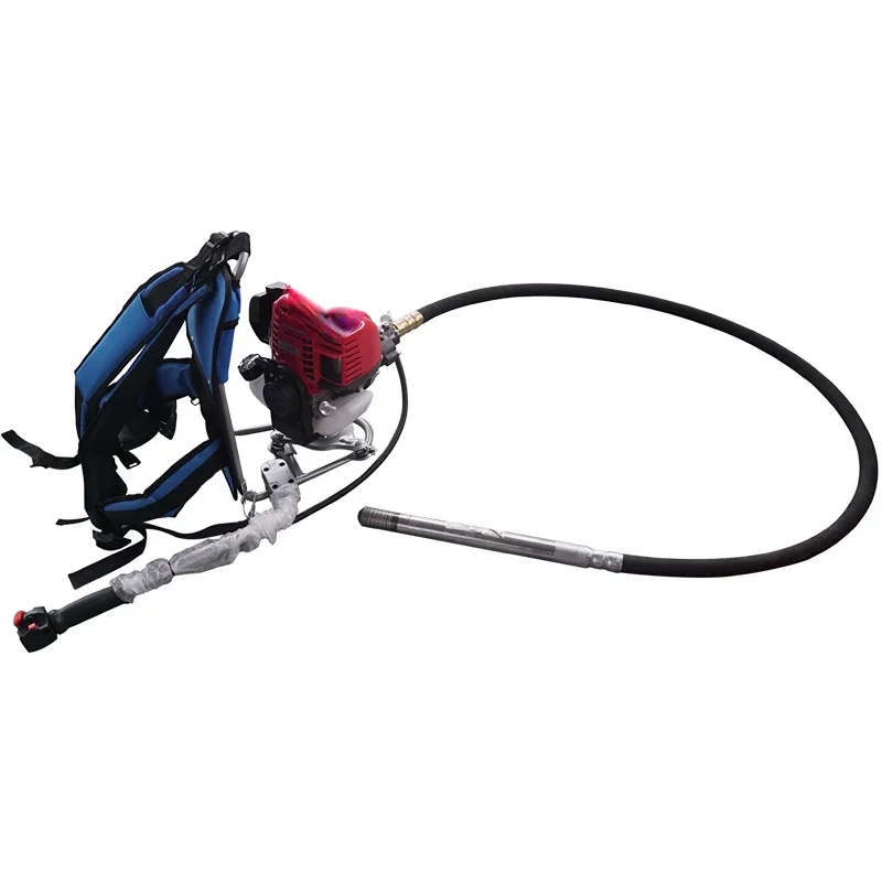 backpack gasoline engine knapsack insertion type concrete vibrator