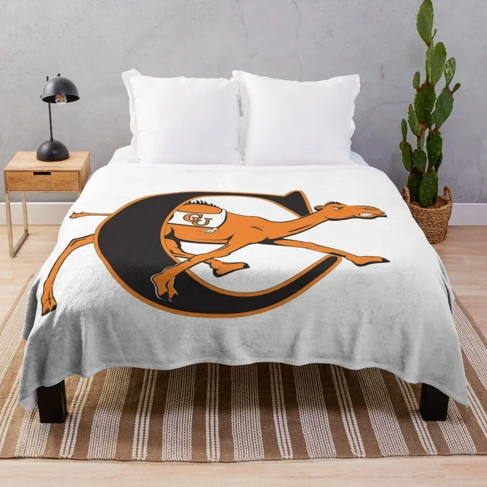 

Campbell Fighting Camels Throw Blanket Summer Cool Breathable Blanket for Sleeping