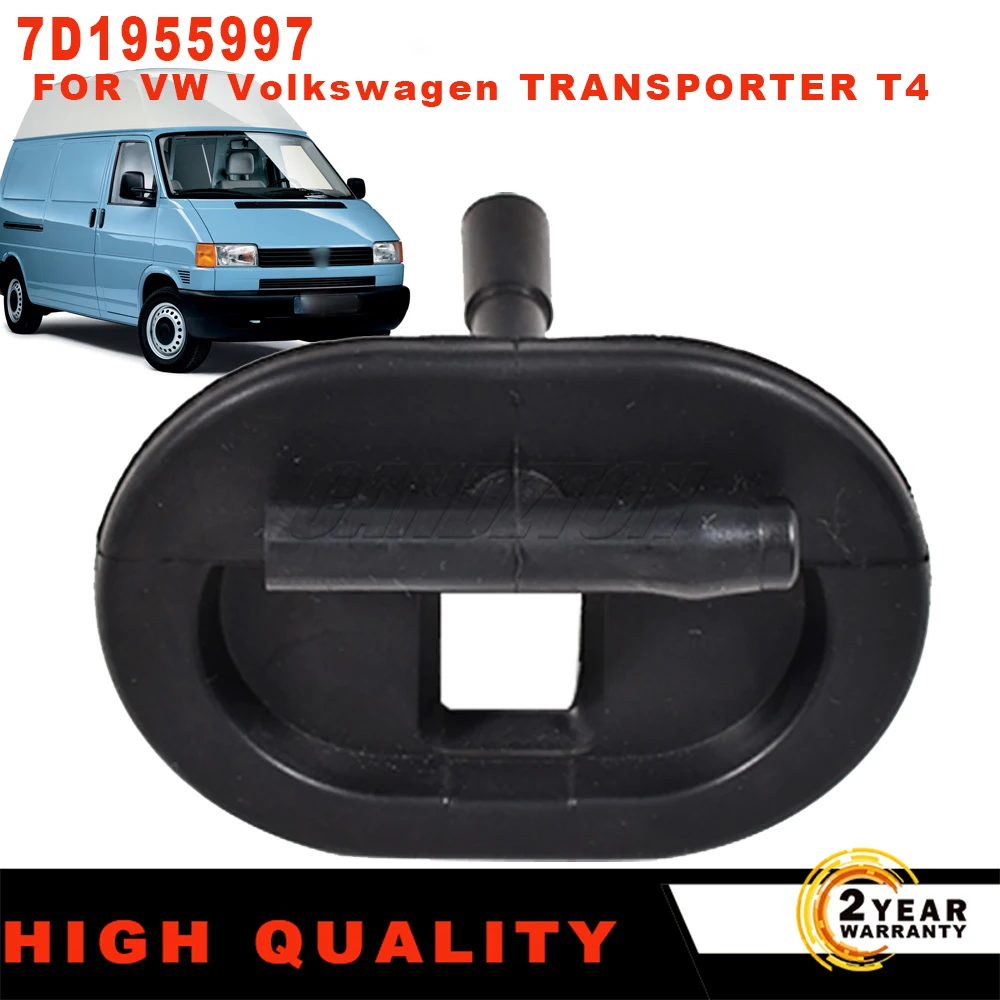 

New 7D1955997 Windscreen Washer Jet Grommet Spray Nozzle Facelift 1/2Pcs Black For Volkswagen Transporter T4 Car Accessories