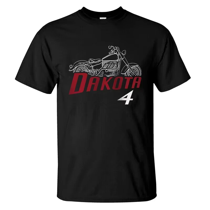 

2024 Men T Shirt Casual T-shirt Indian Dakota 4 2003-2007 Graphic Summer Short Sleeves 100% Cotton S-3XL Cool Tee