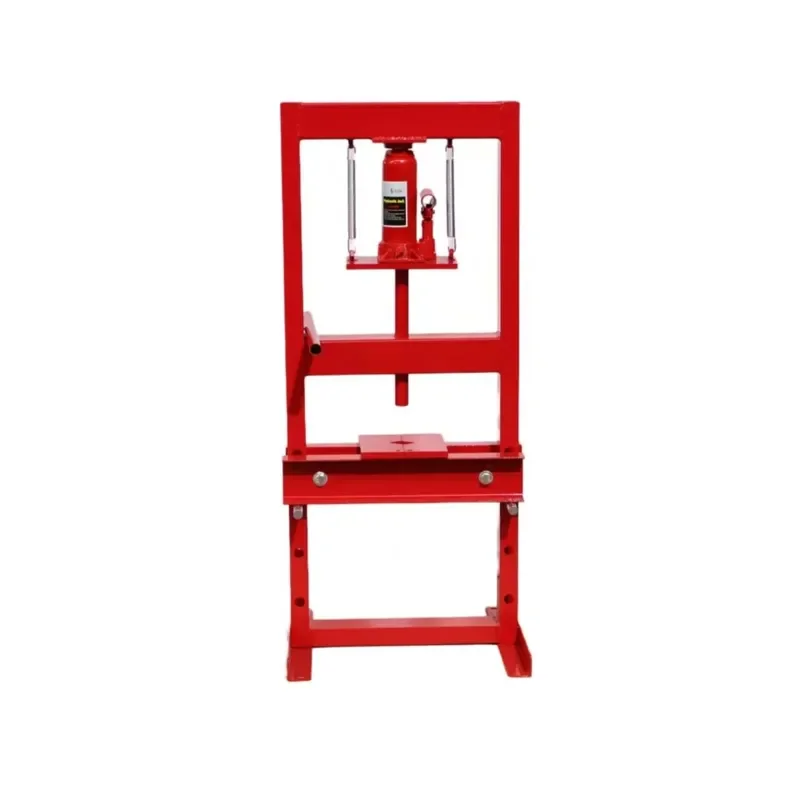 6 Ton Hydraulic Press Double Spring Jack Manual Hand Pump Metalworking Shop Garage Auto Repair Heavy Duty Frame