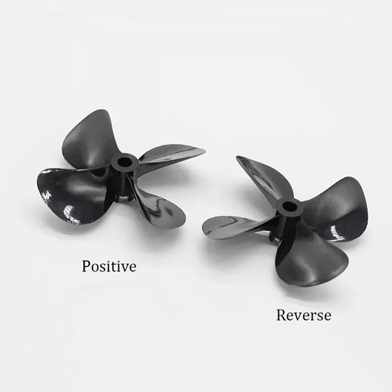 1pc Rc Boat Propeller High thrust 4 Blades Propeller Positive & Reverse Paddel Fits For Rc Bait Boat Trawl boat DIY Ship parts