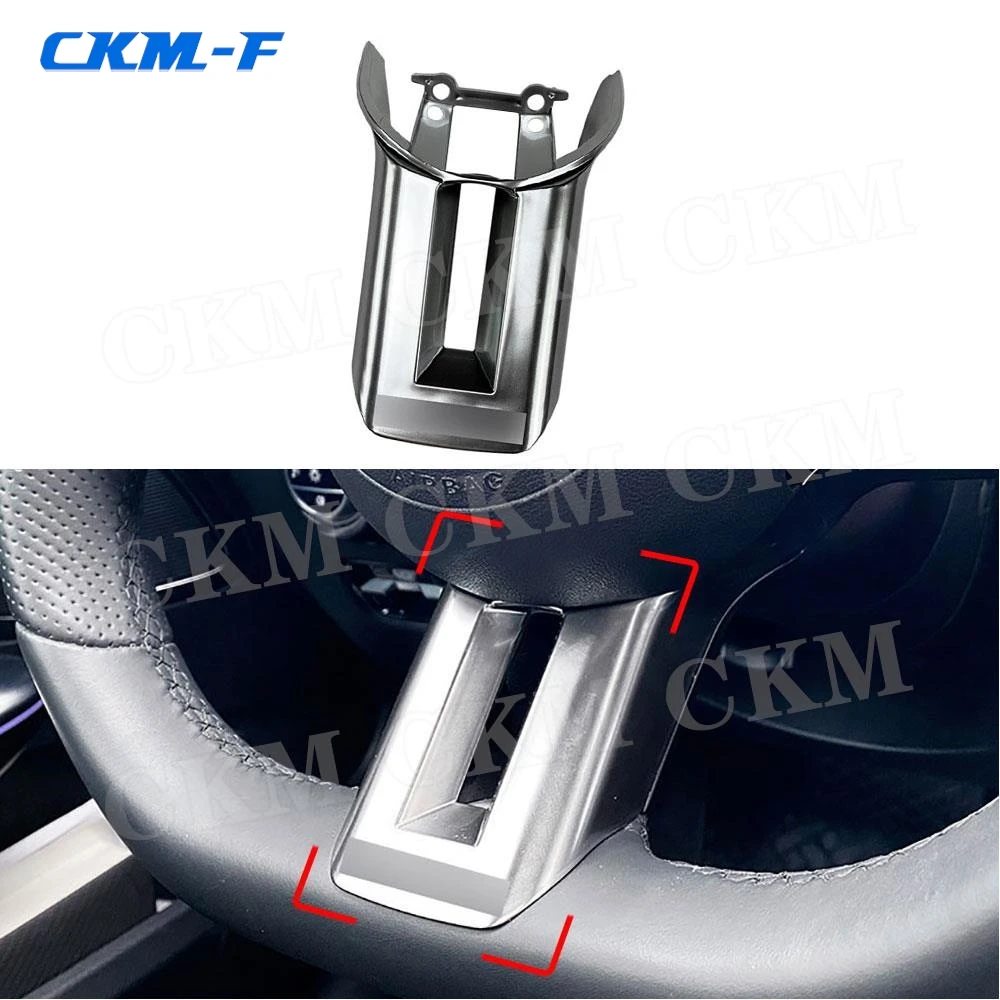 

Car Steering Wheel Bottom Cover Plate for Mercedes Benz C Class E Class CLS Class S Class W206 W213 C257 W223 AMG Car Styling