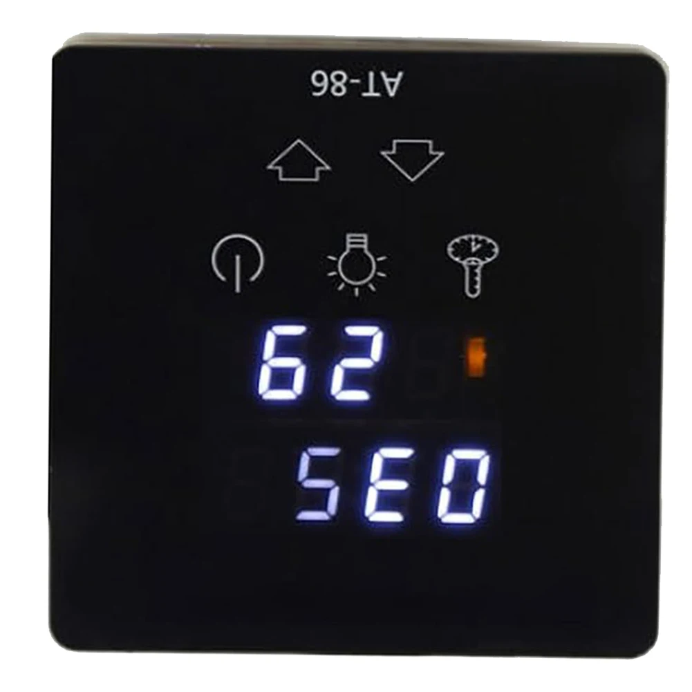 Sauna Temperature Controller AT86 with Touch Screen for Easy Environment Management and Customizable for session Duration