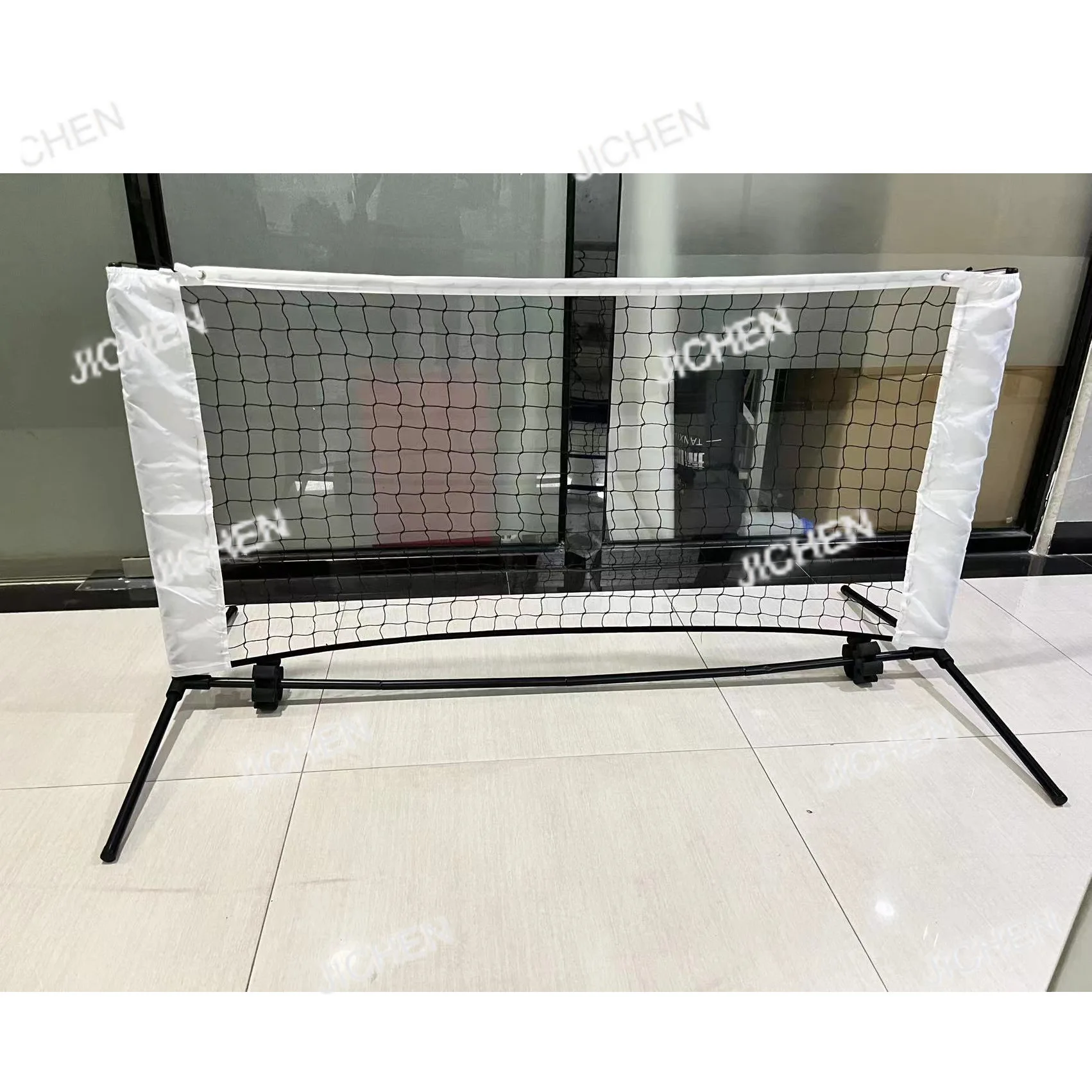 

White outdoor sports new mesh feather beach grid is simple and convenient to install, light venue model