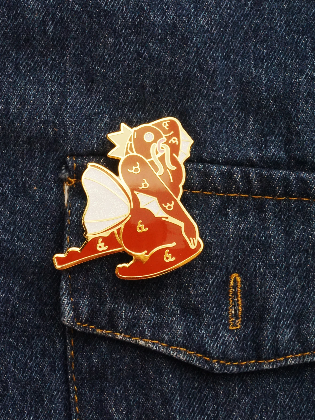 Cute Cartoon Glitter Animal Hard Enamel Pin Lapel Pins Badge