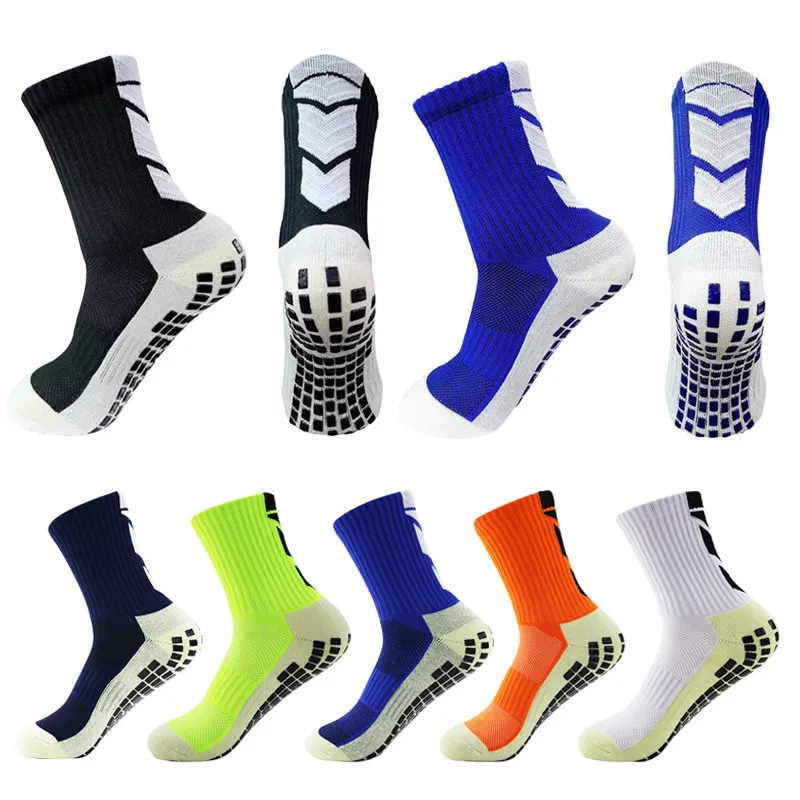 Hight Elasticity Shin Guard Sleeves For Soccer Adults Kids Anti Slip Football Socks With Leg Shinguards Sports Protective Gear