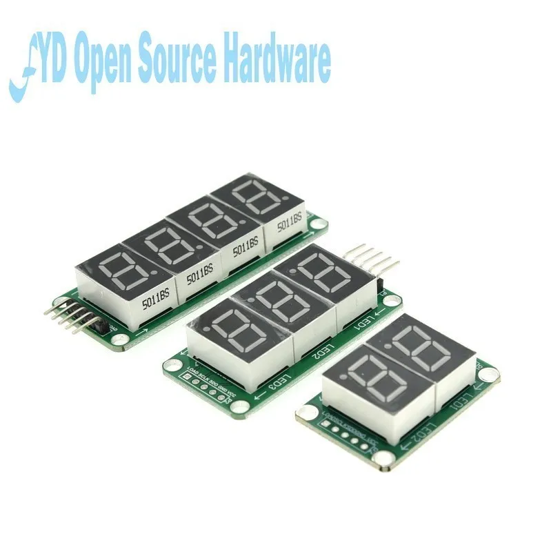 

74HC595 2/3/4 Digits Static Drive 2-segment Digital Tube Display Module Can Be Seamlessly Connected In Series With 0.5-inch