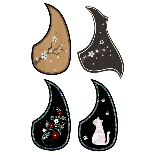 Golpeador acústico Protector contra arañazos para instrumentos de cuerda Golpeador protector Vintage resistente a desgarros para escenario de guitarra