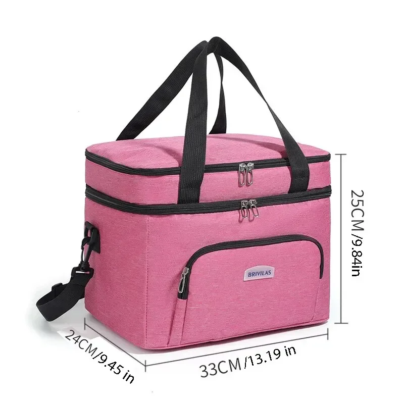 Portable Multi-Function Insulated Lunch Bag - Available in Multiple Colors