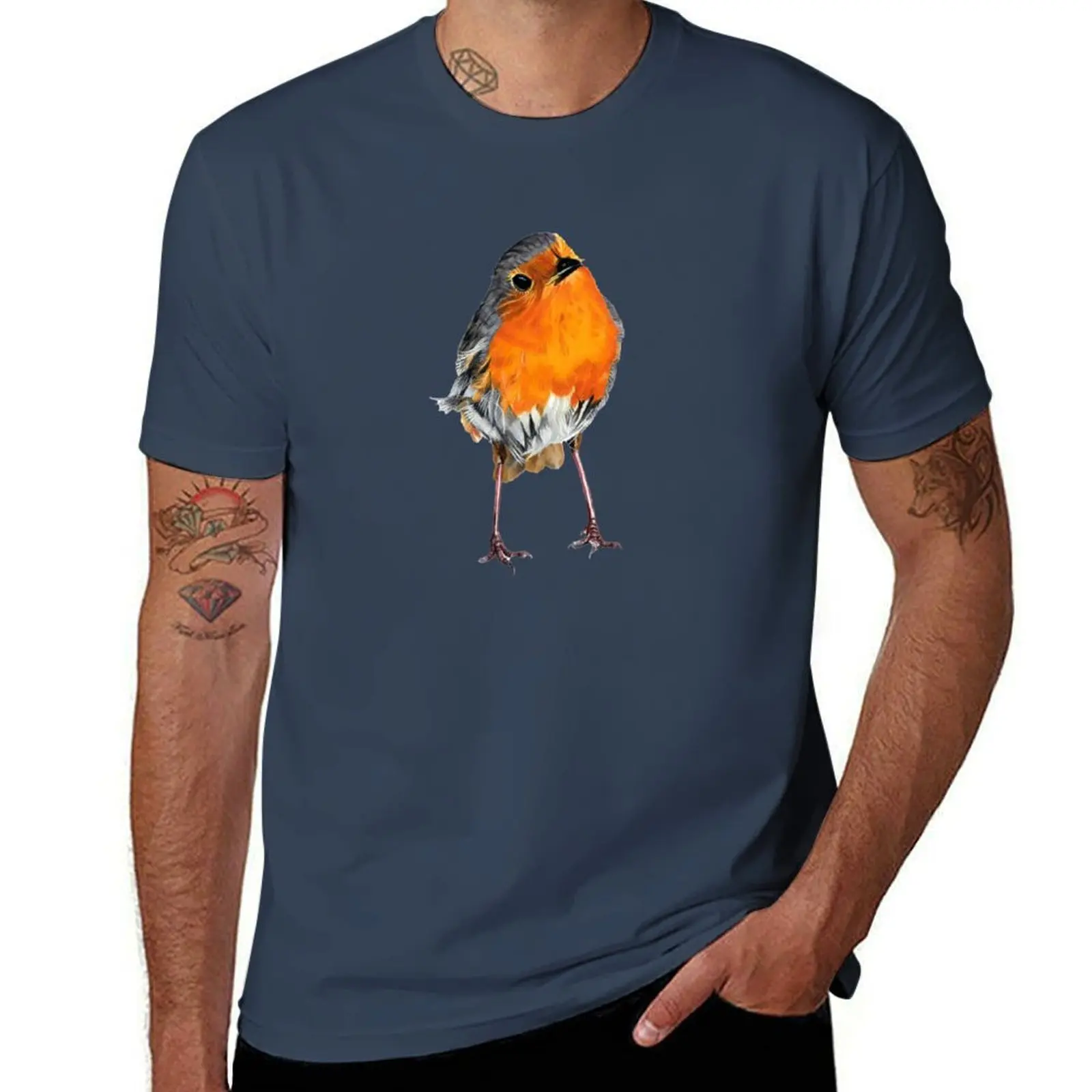 

Red Robin - Robin Redbreast - songbird - Christmas Robin Wild bird T-Shirt t shirts designer T-Shirt