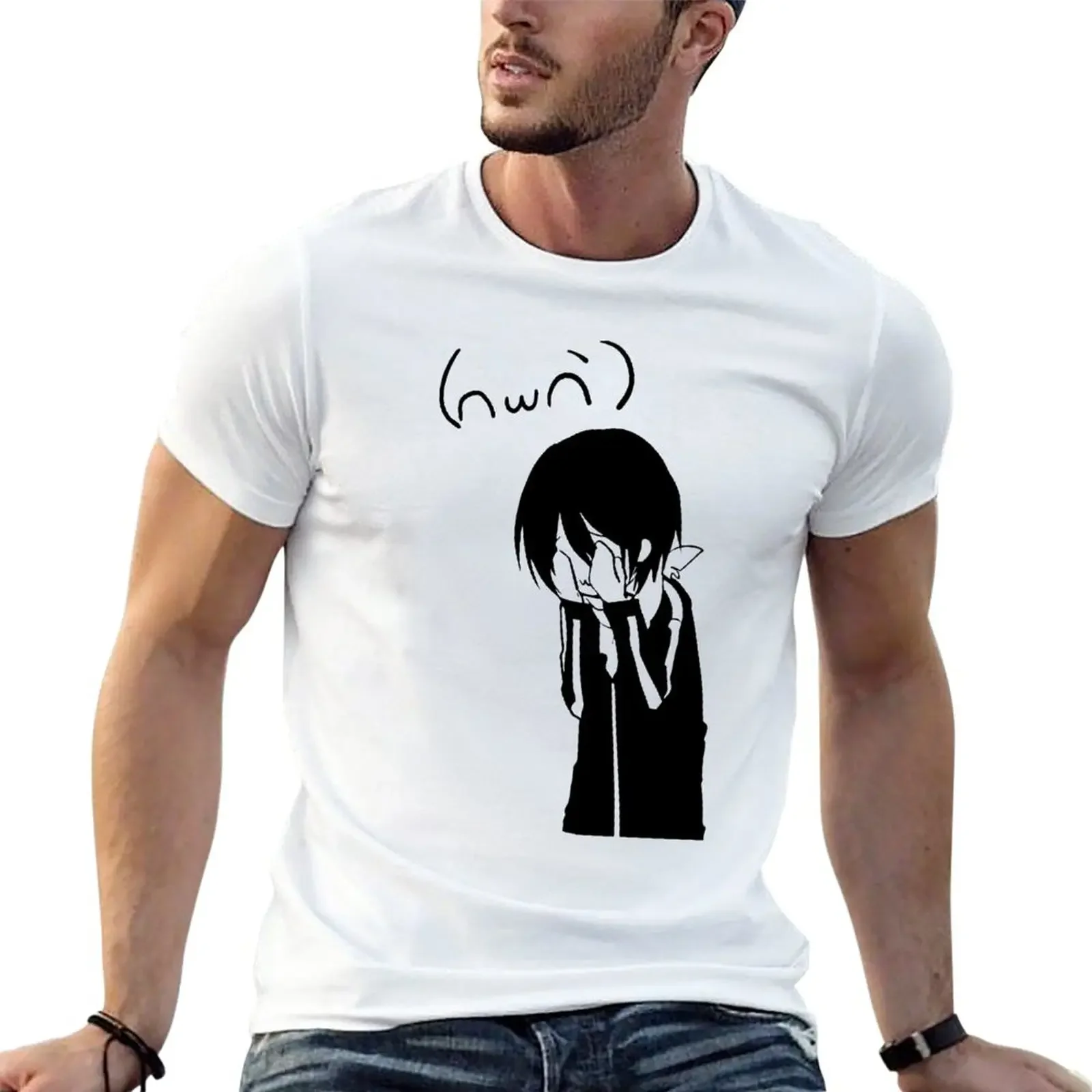 

New Japanese Adventure Manga Noragami Character Yato Funny Meme T-Shirt cute clothes T-shirt for a boy mens white t shirts