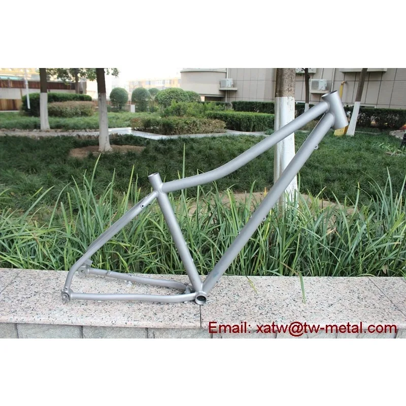 Titanium Hardtail 29er MTB Bike Frame Downhill Frames With Thru Axle Dropout