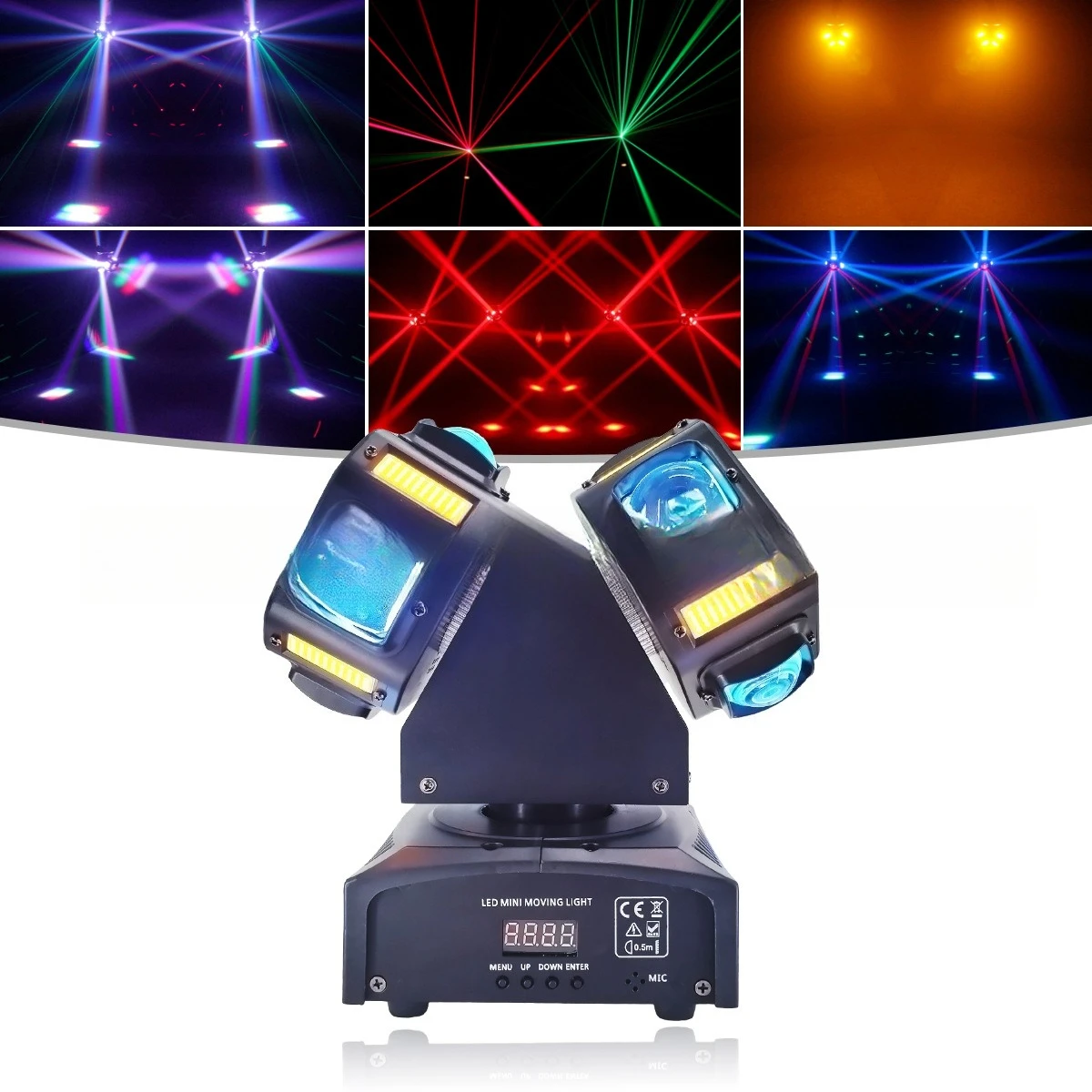 Moving head beam laser strobe pattern stage light - stepless rotation ktv bar disco disco light