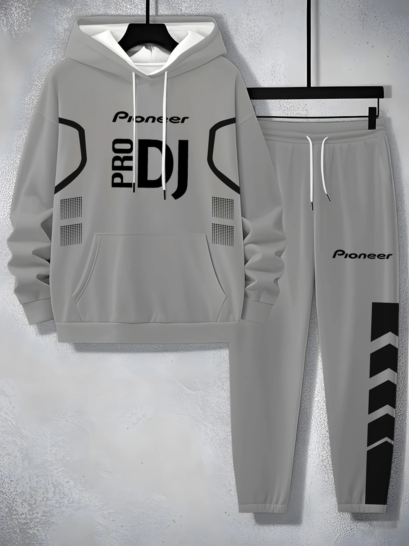 2026 秋冬新作メンズパーカーセット Y2K ファッションスポーツウェアセット暖かいパーカー + パンツ 2 点セットカジュアルルーズ