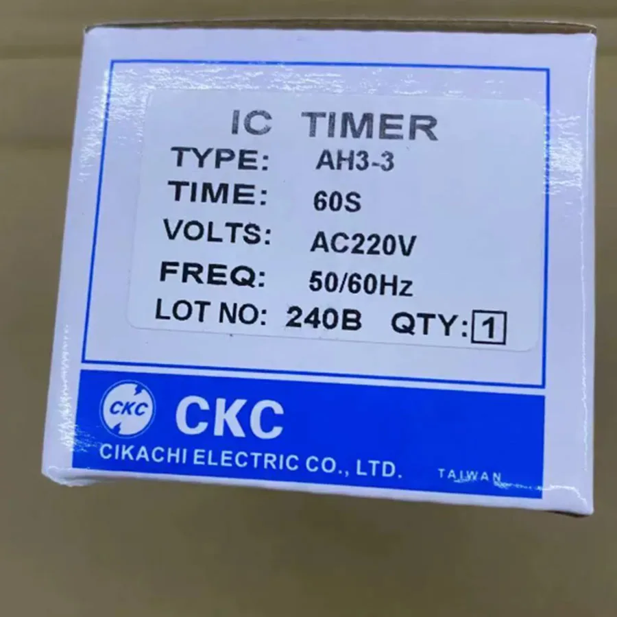 2026 new AH3-3 multifunctional time relay 220VAC 60 second timer, power on delay relay