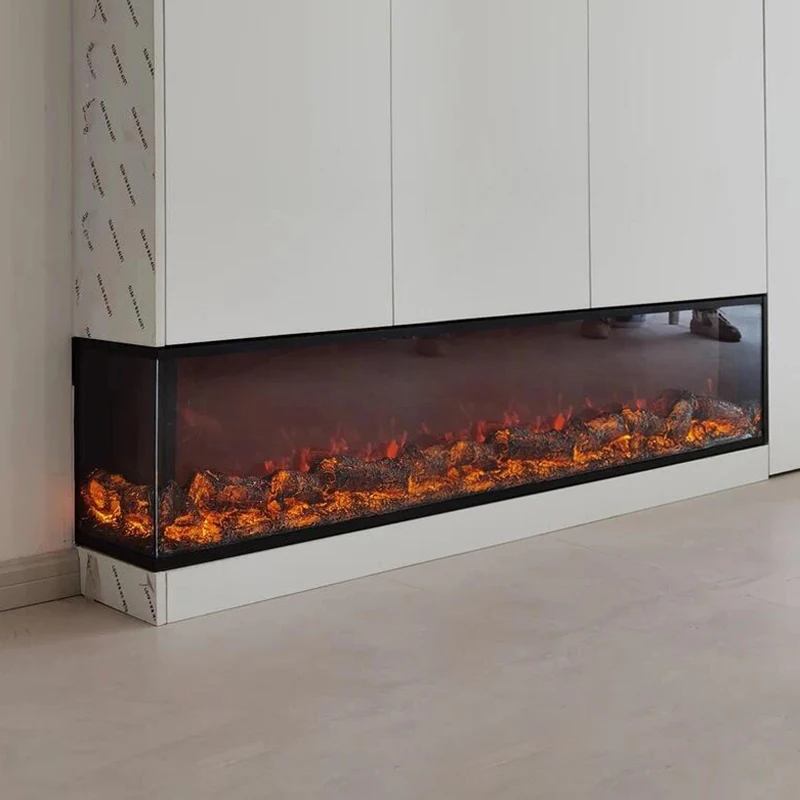 

2DH 1800mm Realistic Flames in Multiple Colors for Corner Decoration on Both Sides Decorate Living Room Bedroom Fireplace