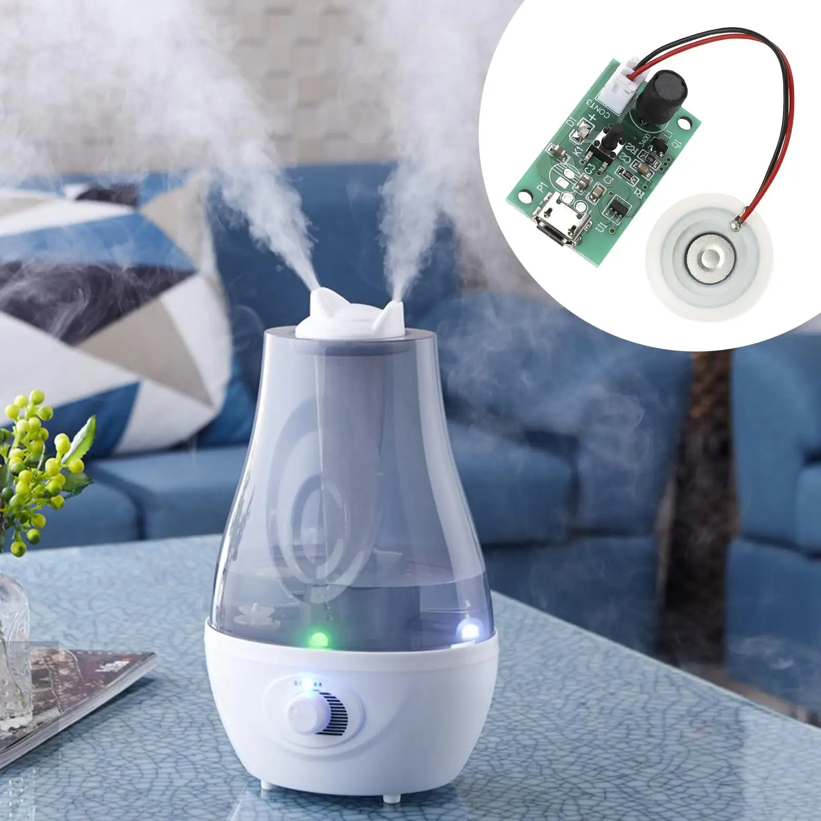 Parti del foro di spruzzo del kit del modulo di atomizzazione del circuito umidificatore USB micro fai-da-te