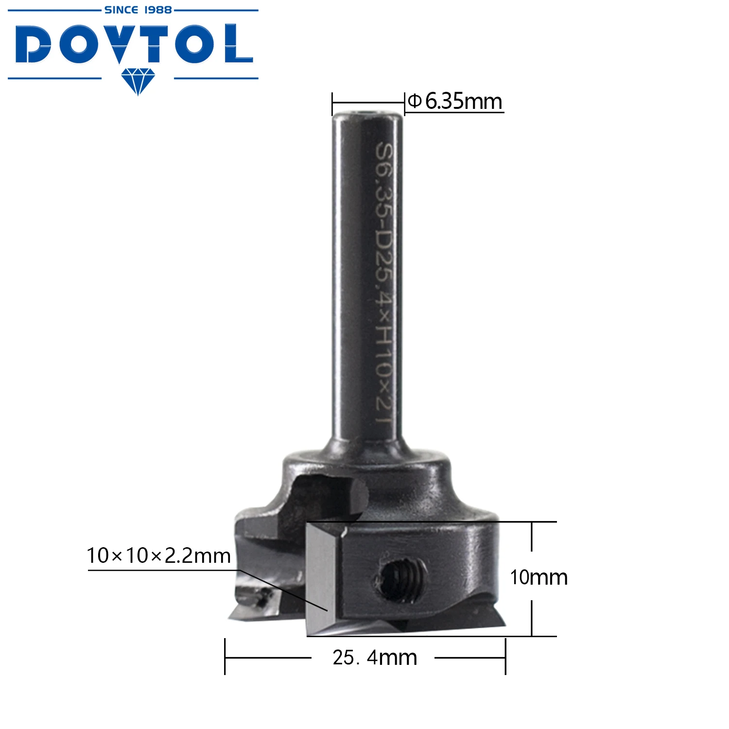 CNC 12.7mm/6.35mm Shank Shaft Flush Trim Router Bit Spiral Cutter Woodworking Trimming End Mill Vertical with Replaceable Cutter