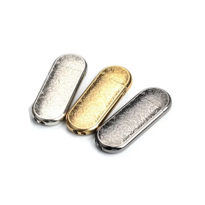 Mini Refillable Butane Lighter, Metal Grinding Wheel Gas Flint Lighters Smoking Accessories Gadgets for Somker Encendedor