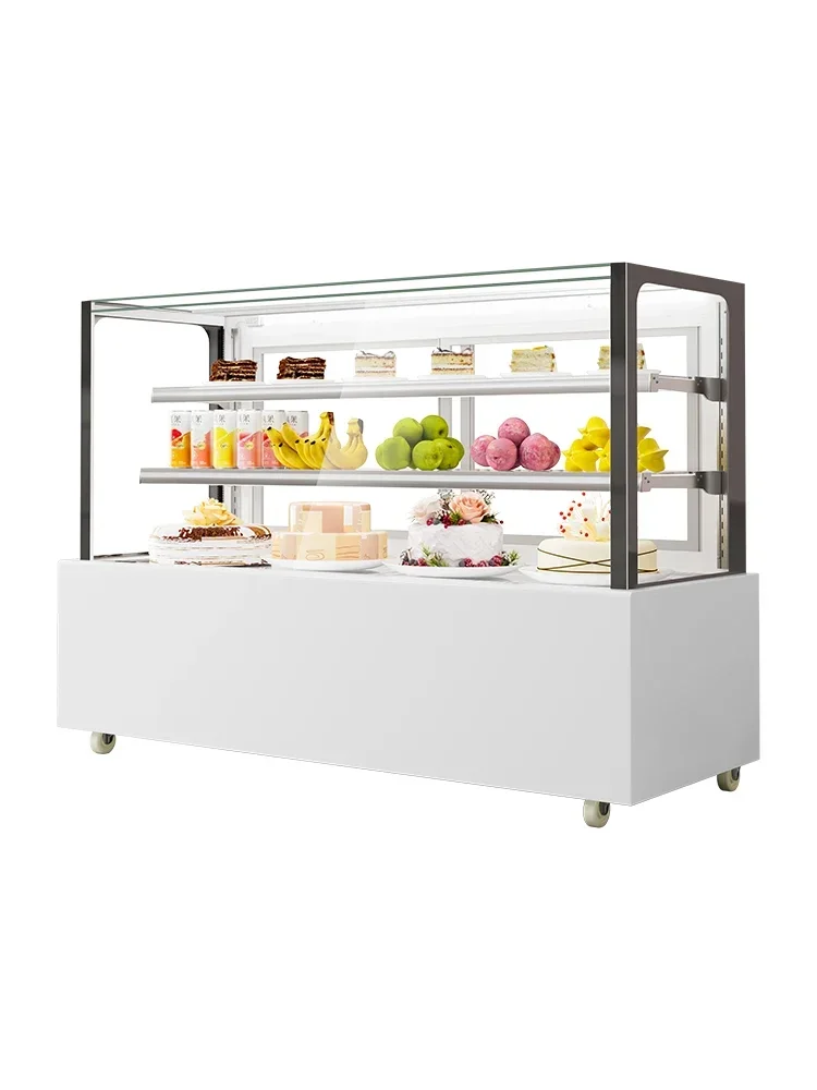FGFGCake Display Cabinet Commercial Small Dessert Cabinet West Point Refrigerated Right Angle