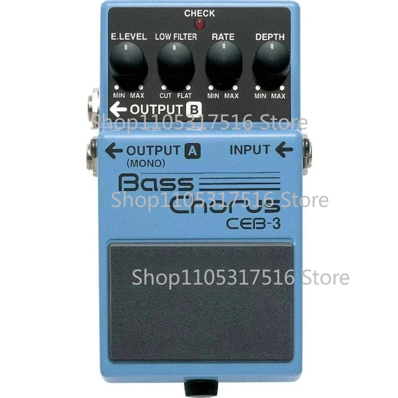 Pedal de Efeito para Guitarra Baixo XFor Boss CEB-3 Bass Chorus em Bom Estado USADO