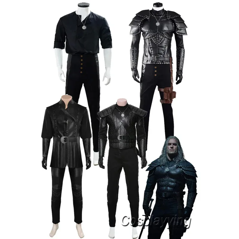 

Костюм ТВ-волшебника 3, маскировочный геральт, косплей, фантазия, для взрослых и мужчин, фэнтезийная одежда для ролевых игр, мужской костюм на Хэллоуин, карнавал, вечеринку Clo KK3913