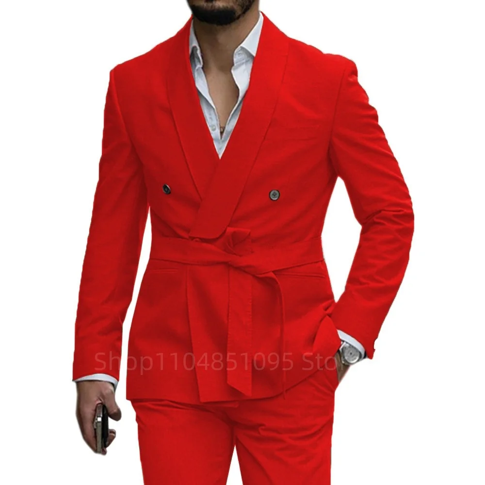 

Moda Nova Verde Формальный мужской смокинг из двух предметов для свадебной церемонии Выпускной бал Деловые мероприятия - зеленый костюм для курения для жениха