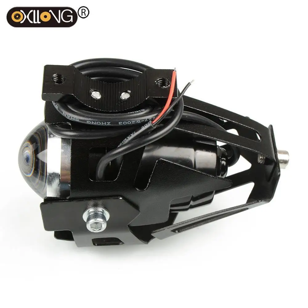 2/1pcs Led Motorcycles Headlight White Super Bright 2LED Working Spot Light Motorbike Fog Lamp 3000LM LED Scooters Spotlight