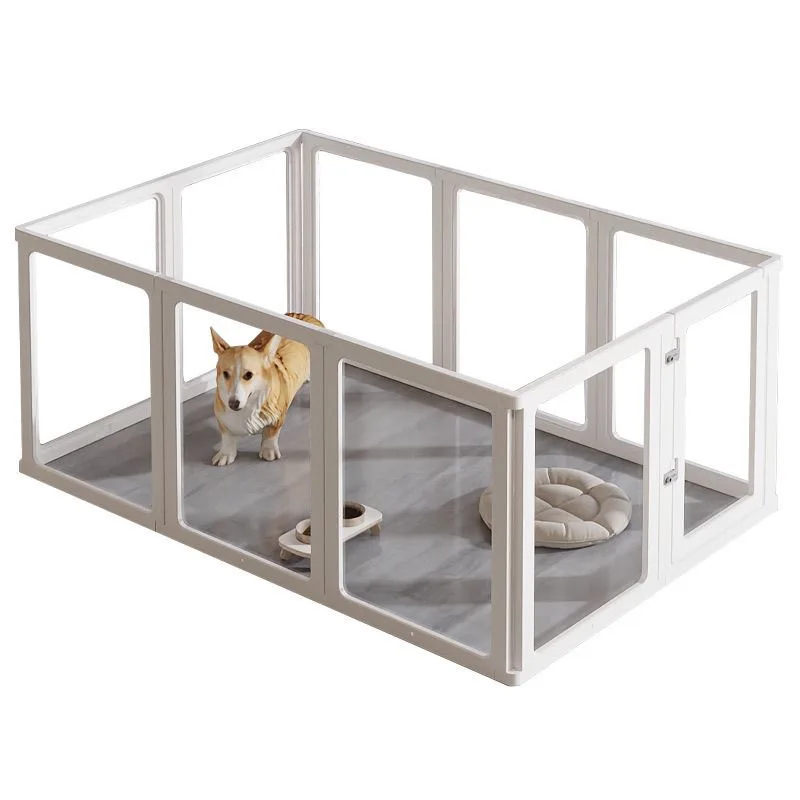 2026 Wholesale of New Products Acrylic Resin Dog Fence Nest House Rabbit Large Small Dog Cage for Pet Pens Indoor