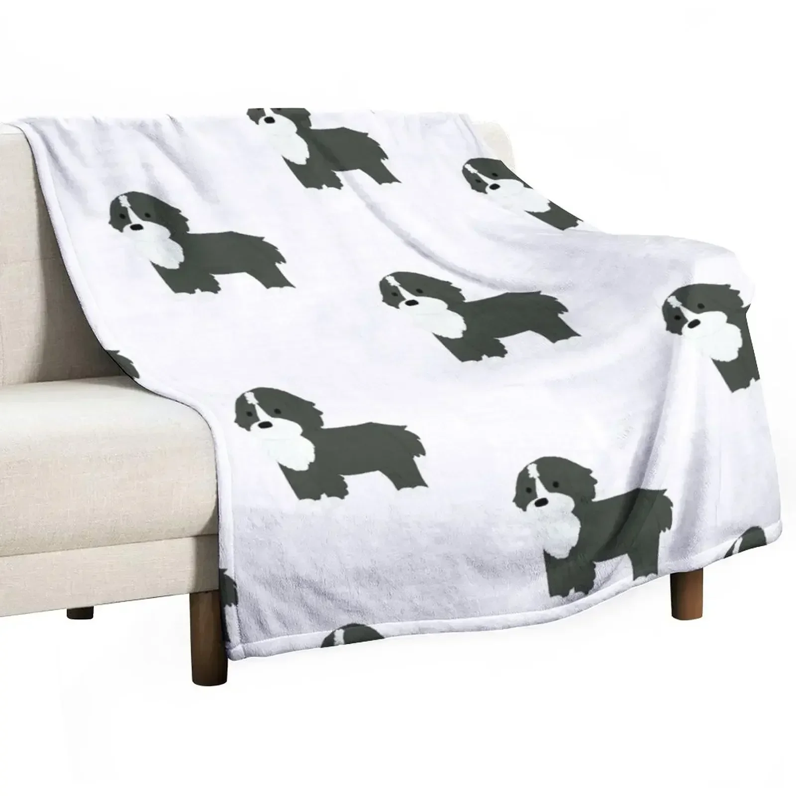 

Bernedoodle Throw Blanket Plaid Flannel Fabric Blankets For Bed Luxury Brand Blankets
