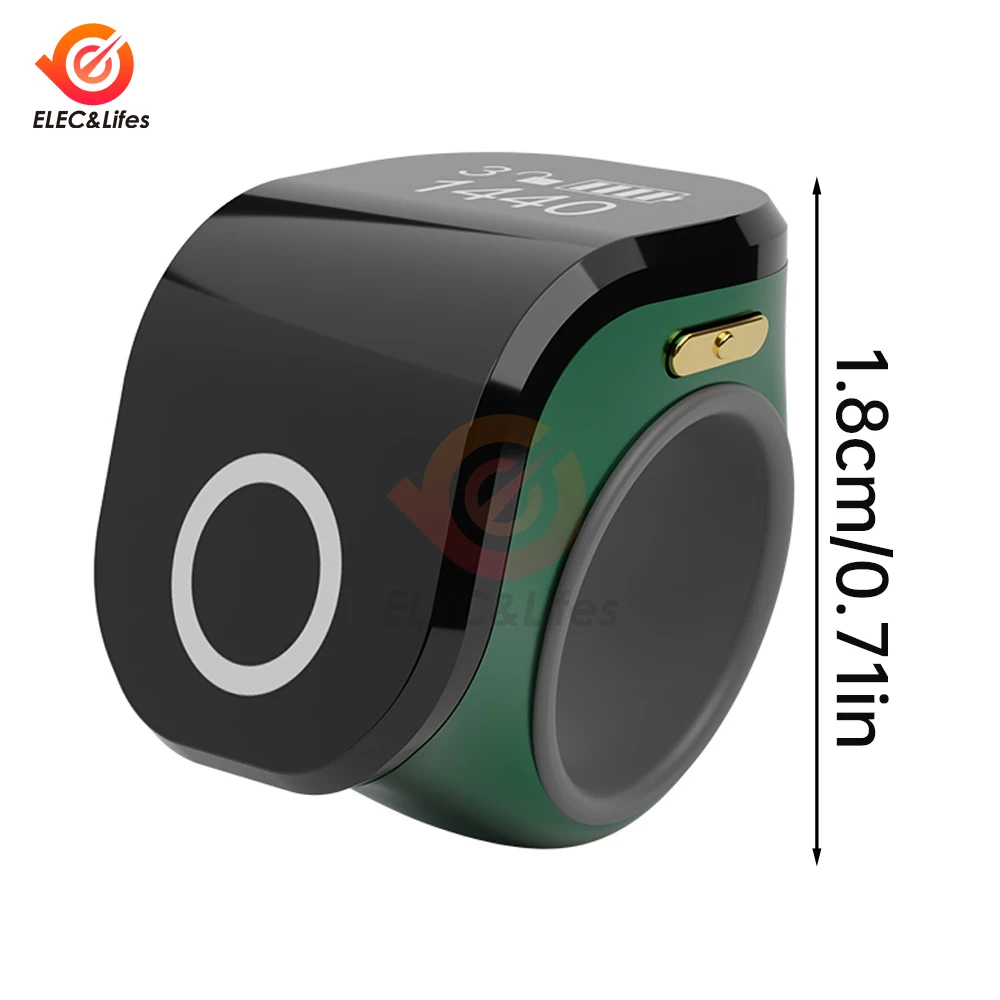 Imagem -06 - Contador Tally Digital Portátil 049 Polegadas Oled Palm Clicker Cores Sortidas 049 Polegadas