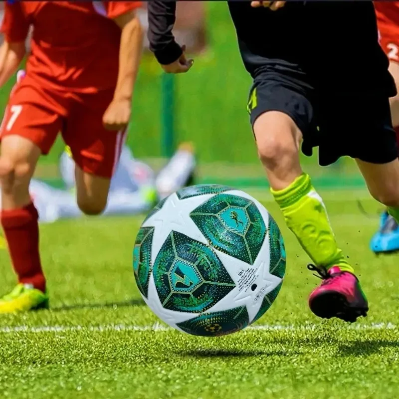 축구공 표준 사이즈 5 심리스 PU 소재 스포츠 리그 야외 경기 축구 훈련 공 풋볼