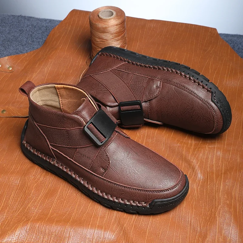 

Lofer Shoes Men Shoes for Low Price Genuine Leather Tennis Man Trend 2024 Original Leather Men's Sneakers Social Shoe Male Women