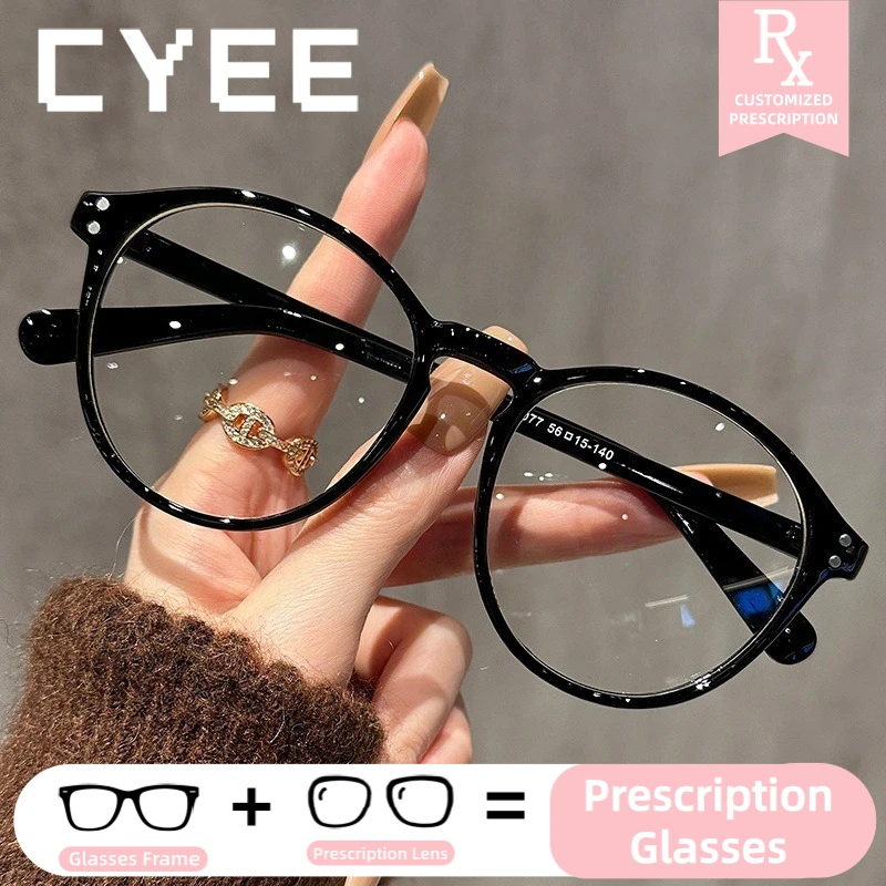 

Очки CYEE винтажные овальные для коррекции близорукости, прогрессивные фотохромные, с защитой от синего света, с возможностью индивидуальной настройки по рецепту, оптические очки