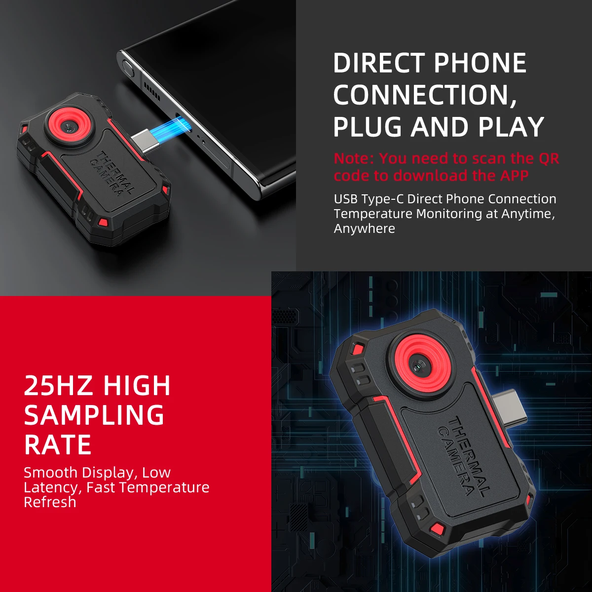 HABOTEST HT822 Phone USB Therm - огляд і ціна Nf 521 Thermal Imaging Camera