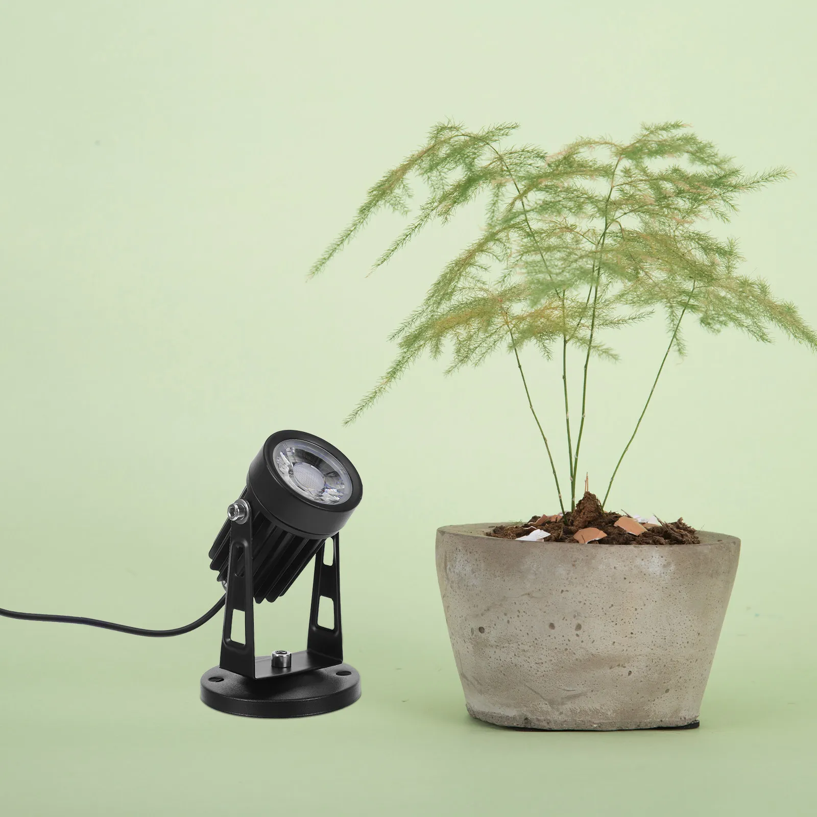 Usb Spotlight Led Adjustable Dimmable Usb-powered Landscape 5W Timer Uplighting Garden Trees Artwork Path